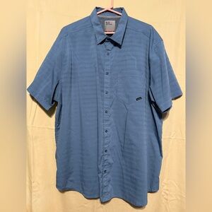 NWOT Men’s 511 FREEDOM FLEX SHORT SLEEVE SHIRT. Blue snap button down. MSRP $72
